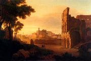 Rudolf Wiegmann Rom, Colosseum and the Roman Forum oil painting